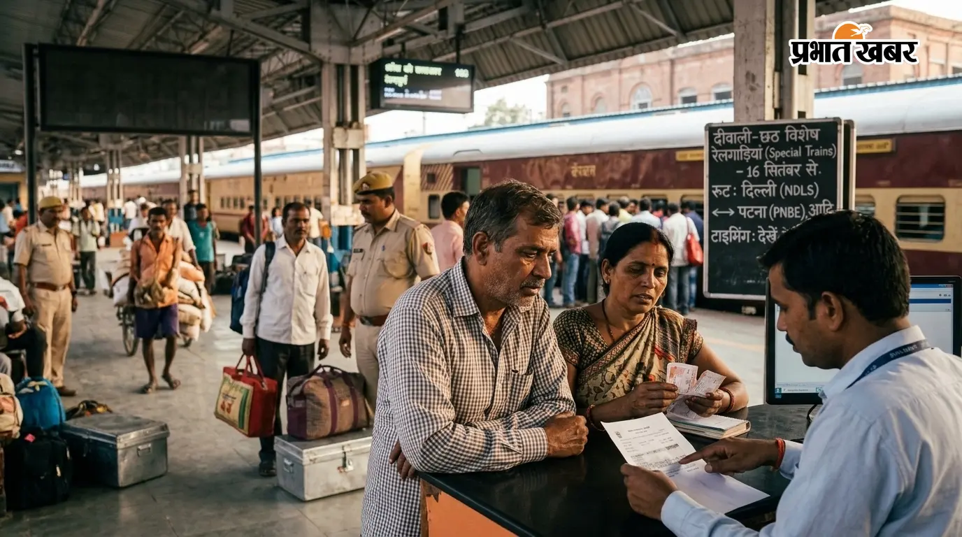 दिवाली-छठ पर घर जाने वालों के लिए खुशखबरी, 16 सितंबर से चलेंगी 8 जोड़ी स्पेशल ट्रेनें - जानें रूट और टाइमिंग