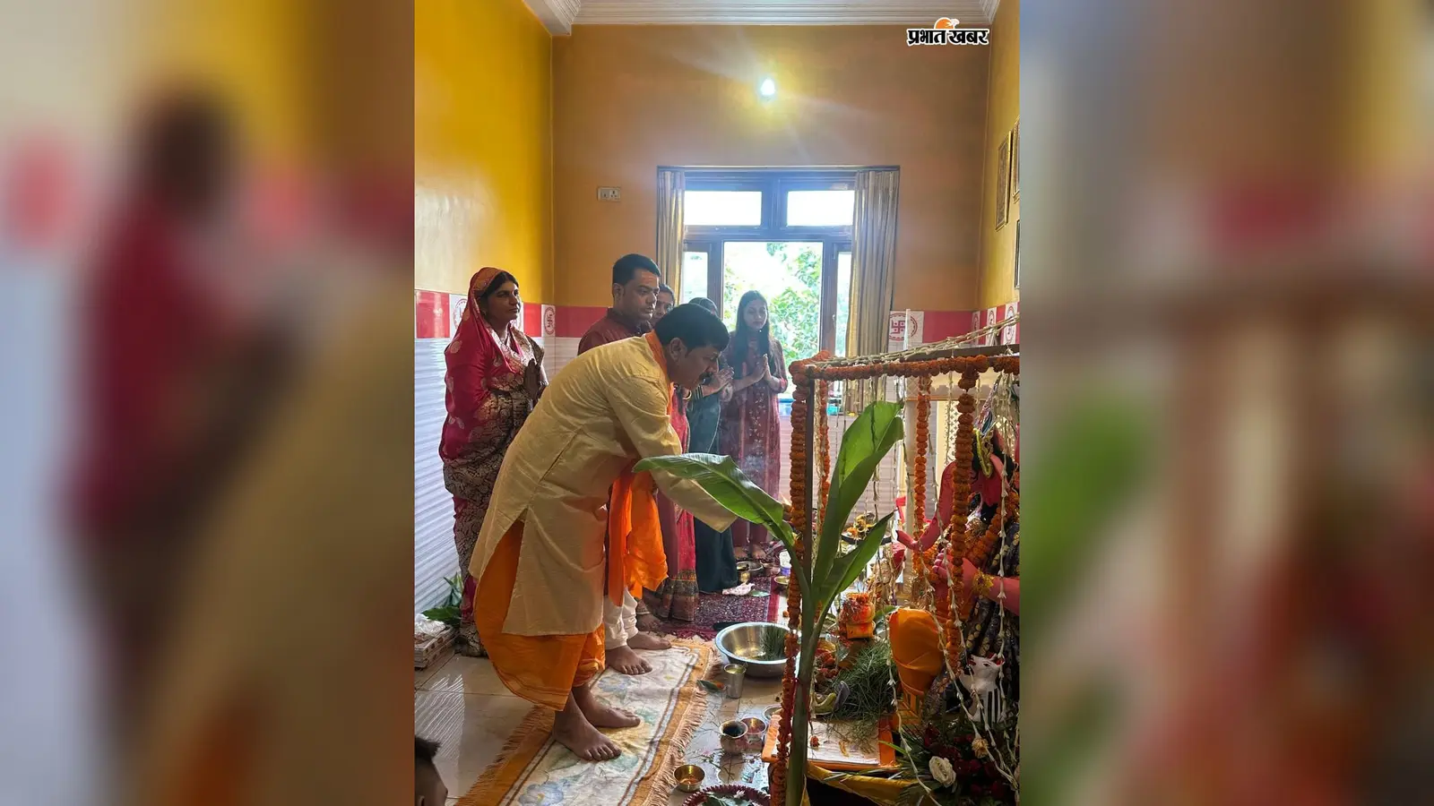 गोपालगंज में भव्य रूप से हुई भगवान गणेश की प्रतिमा की स्थापना, पूजा-अर्चना से भक्तिमय हुआ माहौल
