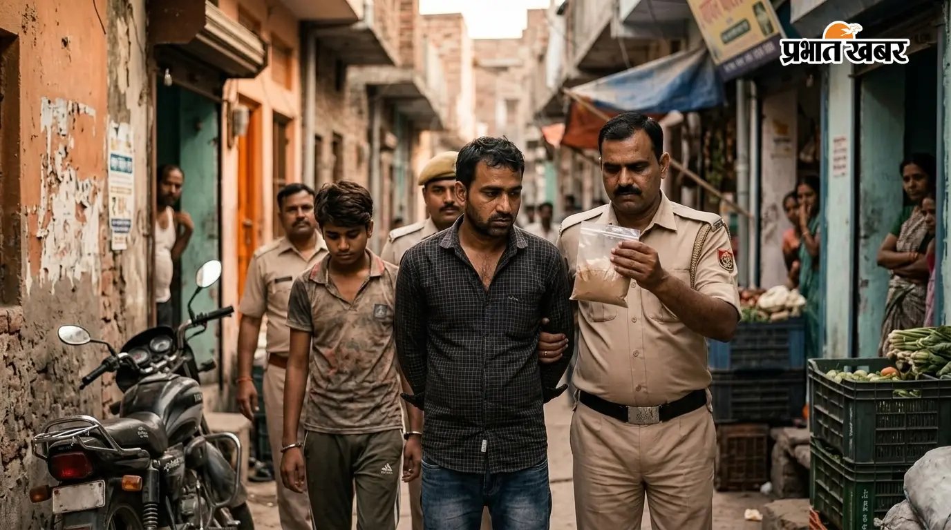 असम से हेरोइन की खेप लेकर पटना पहुंचे वैशाली के तीन तस्कर, एसटीएफ ने तीनों को दबोचा
