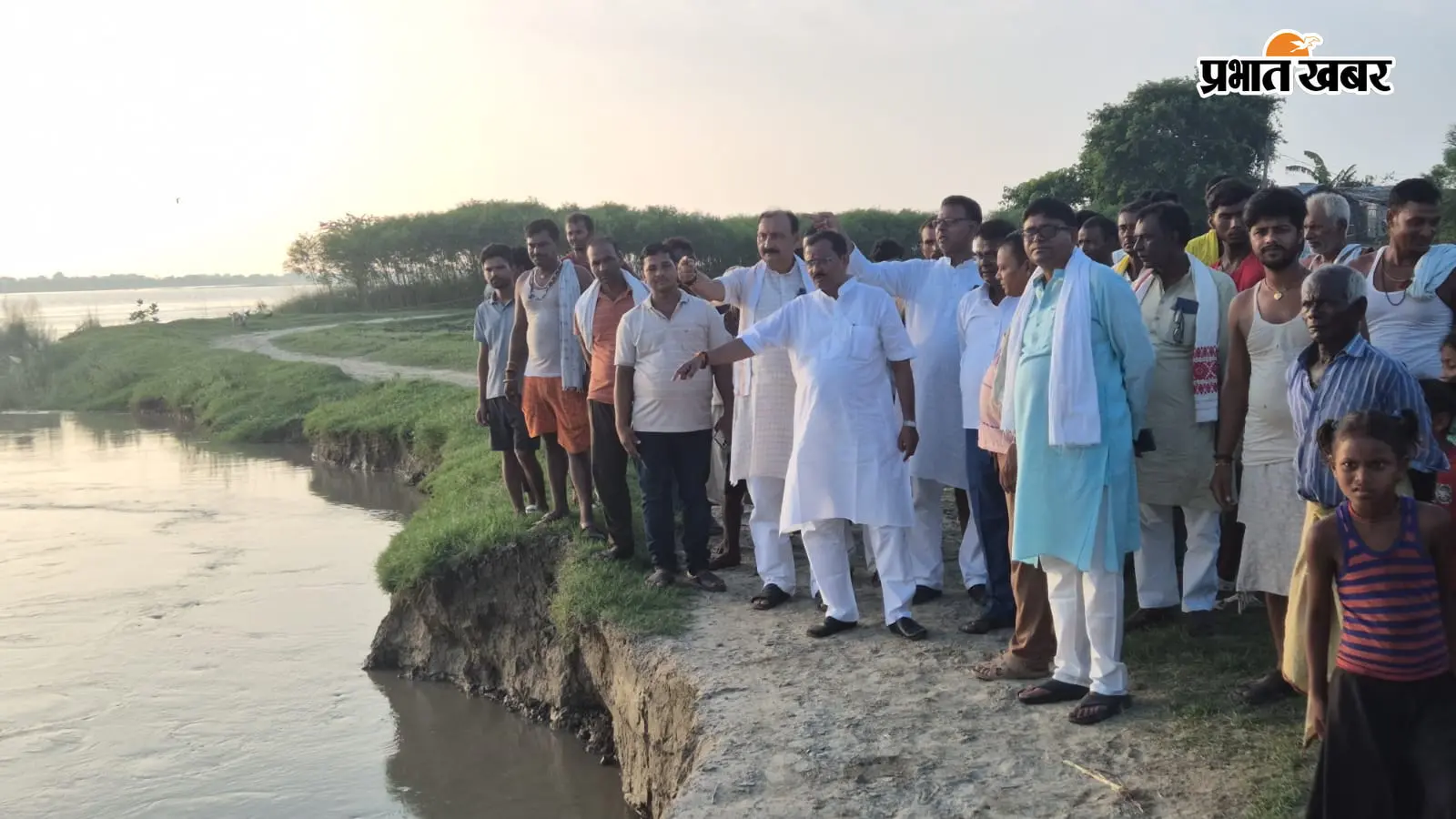 कटाव से भयभीत ग्रामीणों के बीच पहुंचे विधायक, जल संसाधन विभाग को जल्द काम शुरू कराने का निर्देश