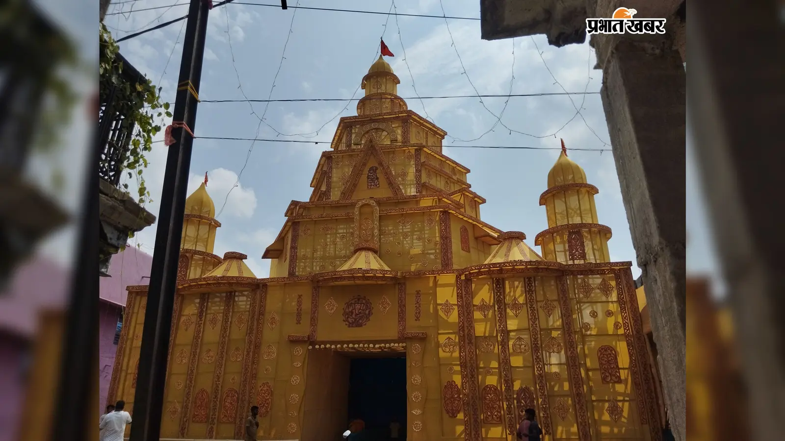 जमुई के अलीगंज में गणेशोत्सव की धूम: 60 फीट ऊंचे पंडाल में विराजेंगे 20 फीट के गणपति; 3 दिनों तक रहेगा मेले जैसा माहौल