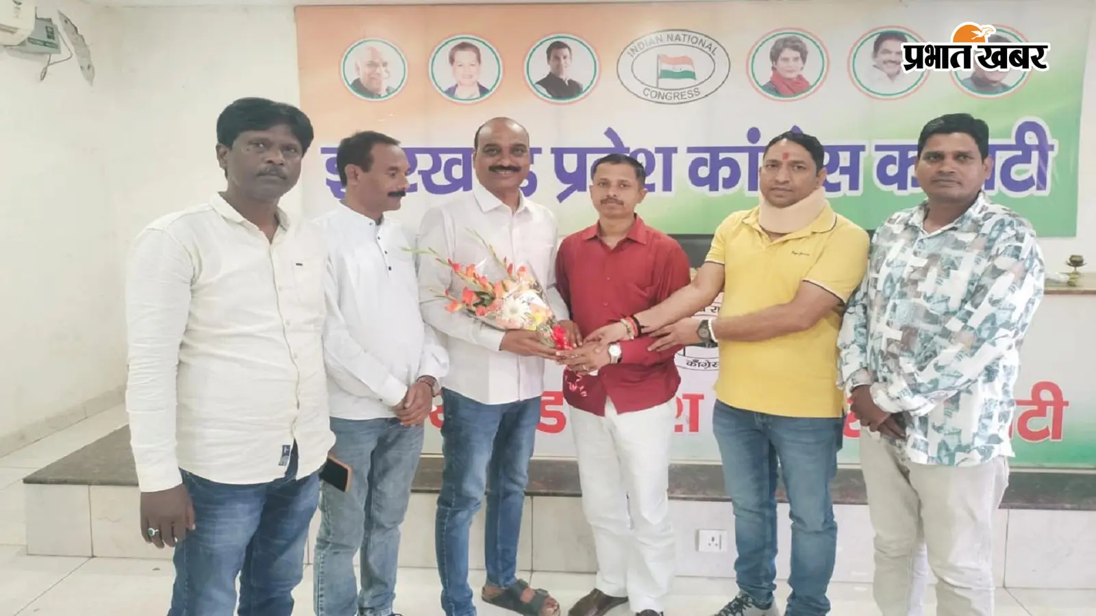 झारखंड कांग्रेस के वरीय उपाध्यक्ष अभिलाष साहू का निलंबन वापस, हजारीबाग नेताओं ने रांची में दी बधाई