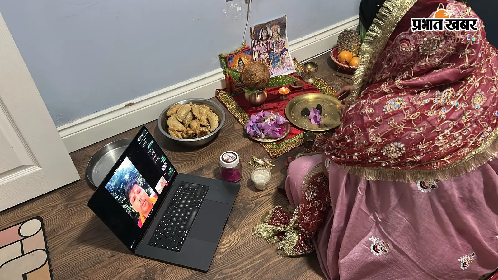 इंग्लैंड में रहते हुए भी नीतू ने नहीं छोड़ी तीज की परंपरा, 24 घंटे निर्जला व्रत और ऑनलाइन हुई शिव-पार्वती की पूजा