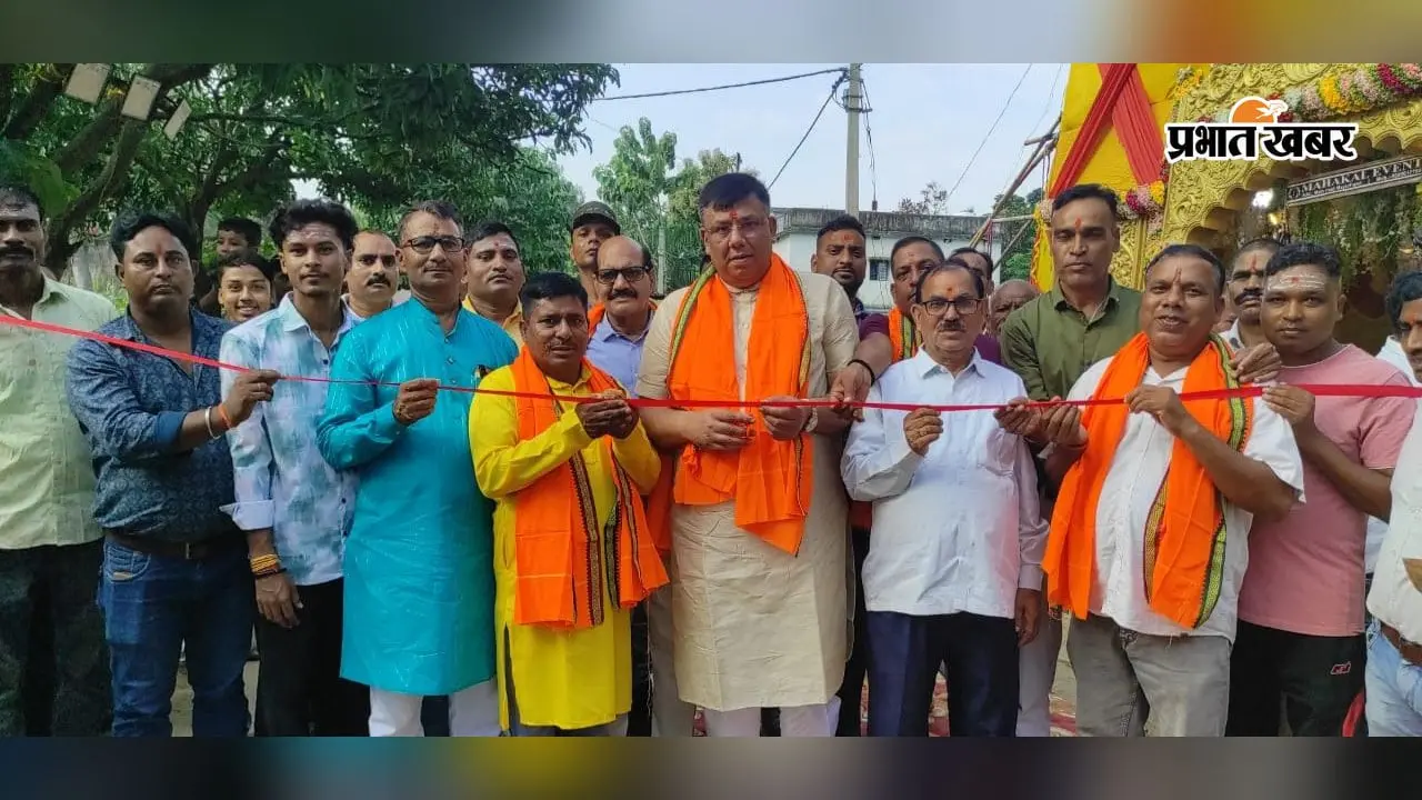 गणेश मेले में पहुंचे विधायक, पूजा-अर्चना कर किया शुभारंभ, श्रद्धालुओं के लिए बढ़ेंगी सुविधाएं