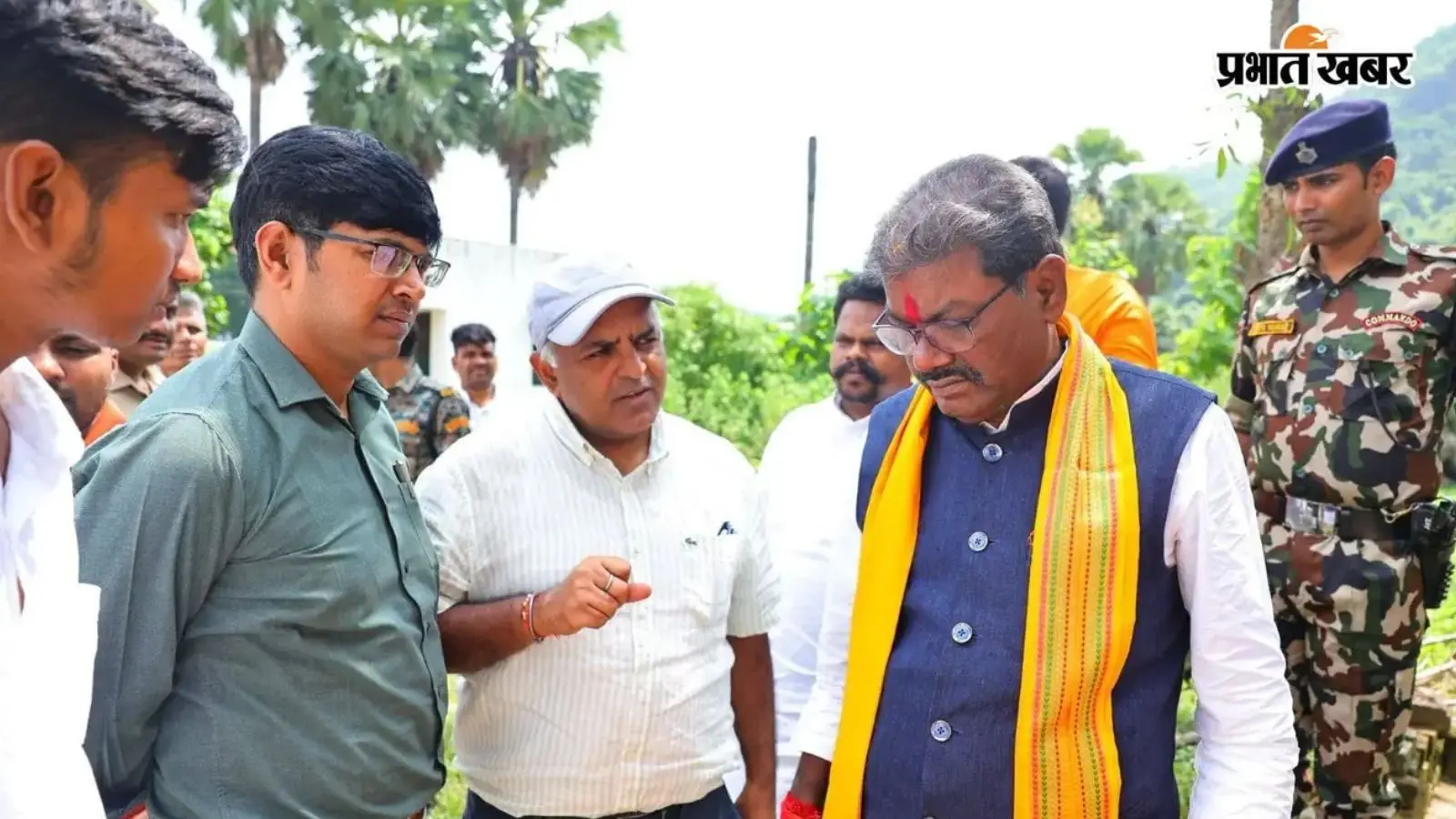 कैमूर के वंशीखोह जलप्रपात और तेल्हार कुंड में ईको-पर्यटन विकास कार्यों का मंत्री ने लिया जायजा