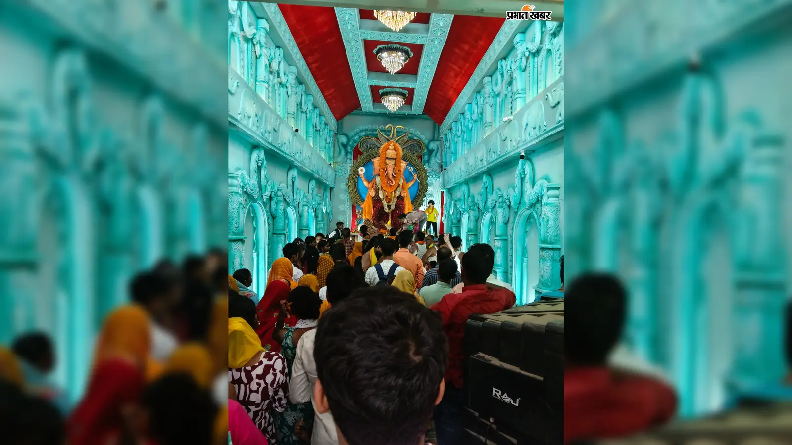 अरवल: तिरुपति बालाजी थीम में सजे पंडाल में विराजे गणपति, पट खुलते ही उमड़ी श्रद्धालुओं की भीड़
