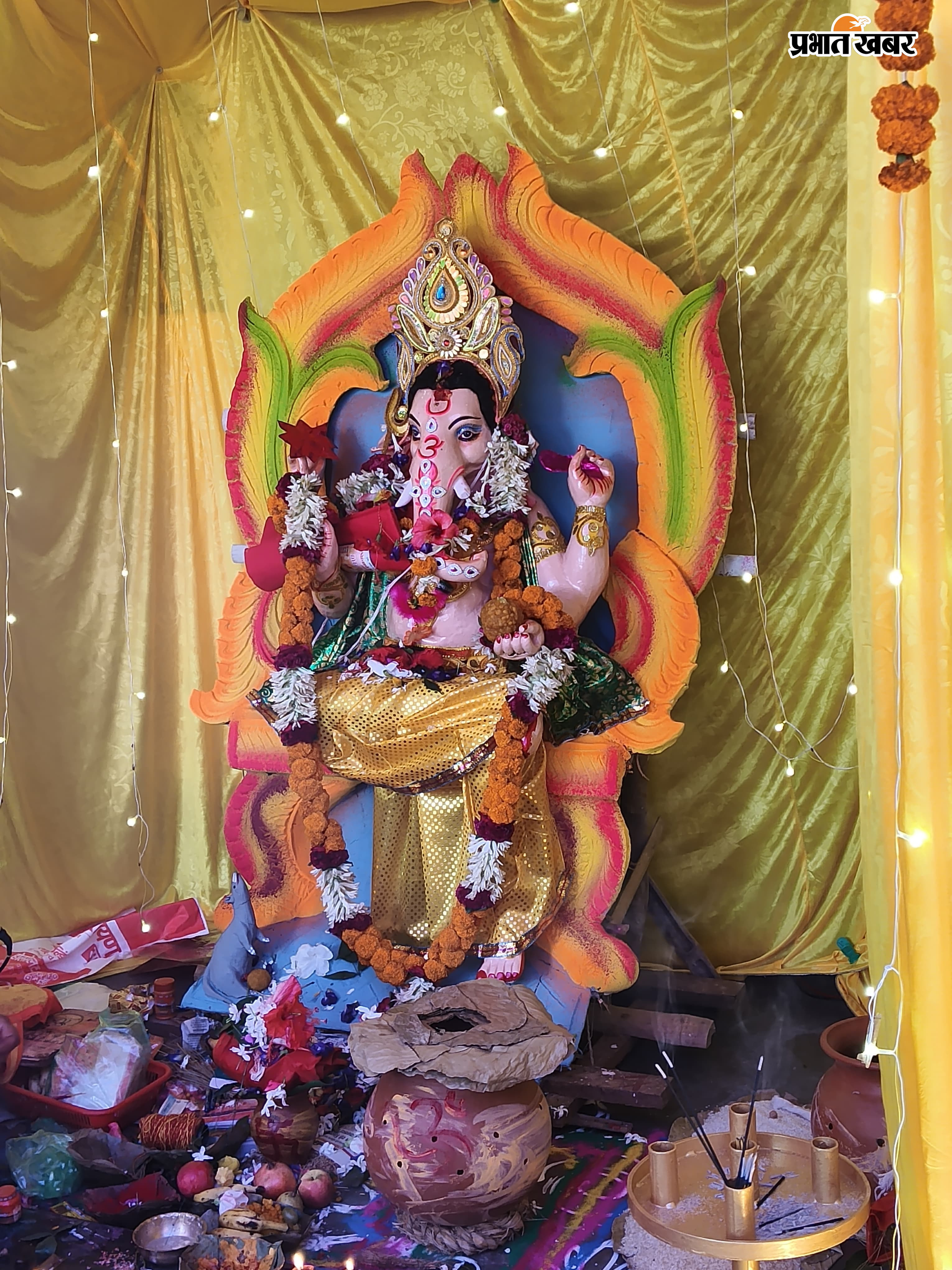 चिलकू में स्थापित भगवान गणेश की प्रतिमा.