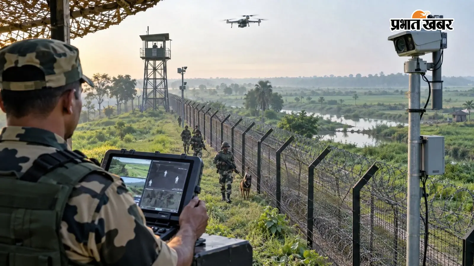 घुसपैठ, ड्रग और मानव तस्करी पर शिकंजा कसने की तैयारी, बंगाल सीमा पर बढ़ेगा AI-ड्रोन का पहरा