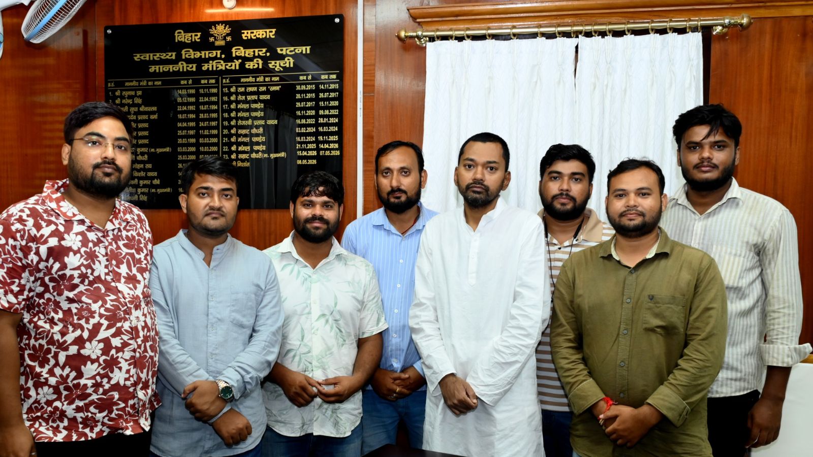 मंत्री निशांत कुमार से मिले WJAI के सदस्य