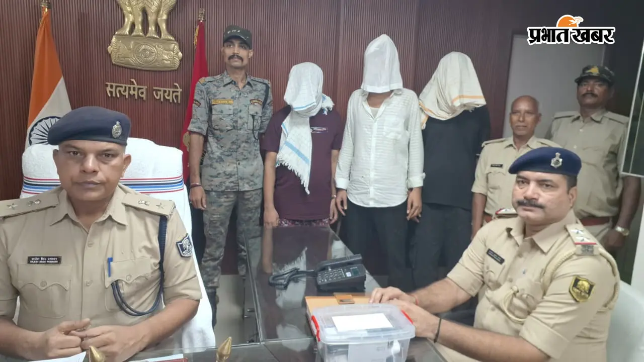 करोड़ों की जमीन के विवाद में हत्या की तैयारी, STF और पुलिस ने पांच आरोपितों को हथियार के साथ पकड़ा