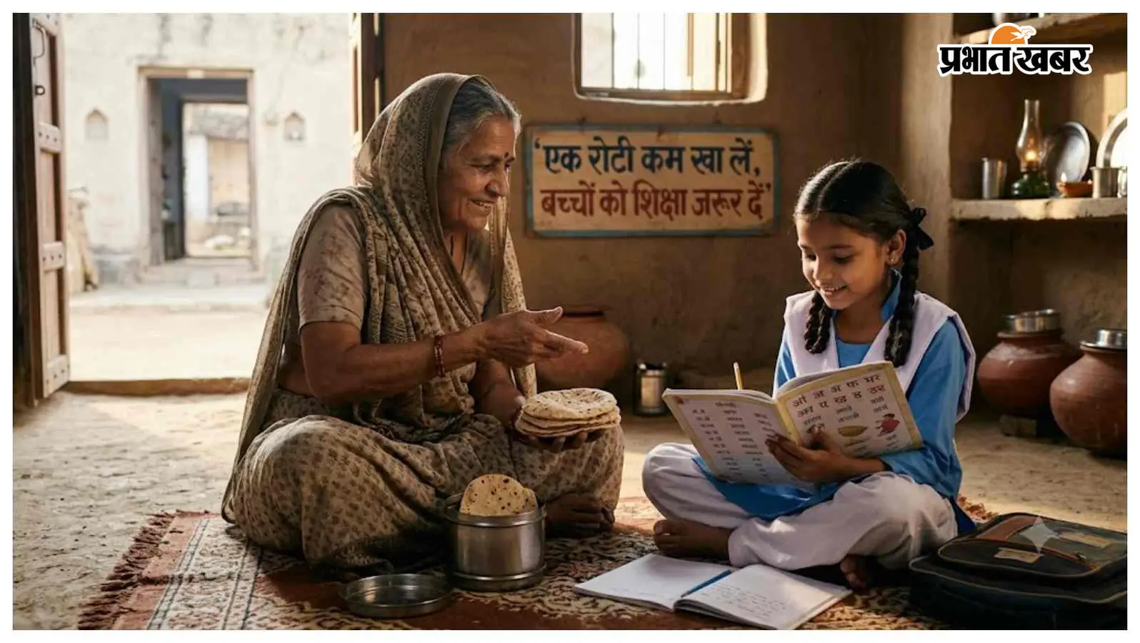 एक रोटी कम खा लें, बच्चों को शिक्षा जरूर दें, केवटी में गरीब चौपाल में बोले डॉ. संतोष कुमार सुमन