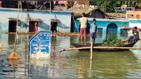 कटिहार के अमदाबाद में घरों में घुसा बाढ़ का पानी: छतों पर शरण लेने को मजबूर परिवार, जनप्रतिनिधियों ने लिया जायजा