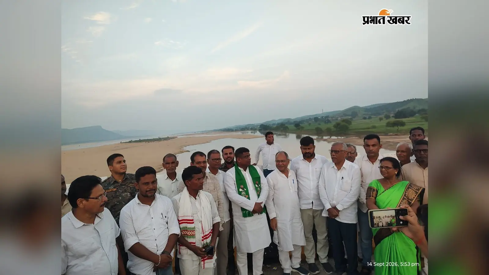 औरंगाबाद: इंद्रपुरी जलाशय निर्माण स्थल का सांसद ने किया निरीक्षण, बोले- हजारों किसानों की उम्मीद है परियोजना