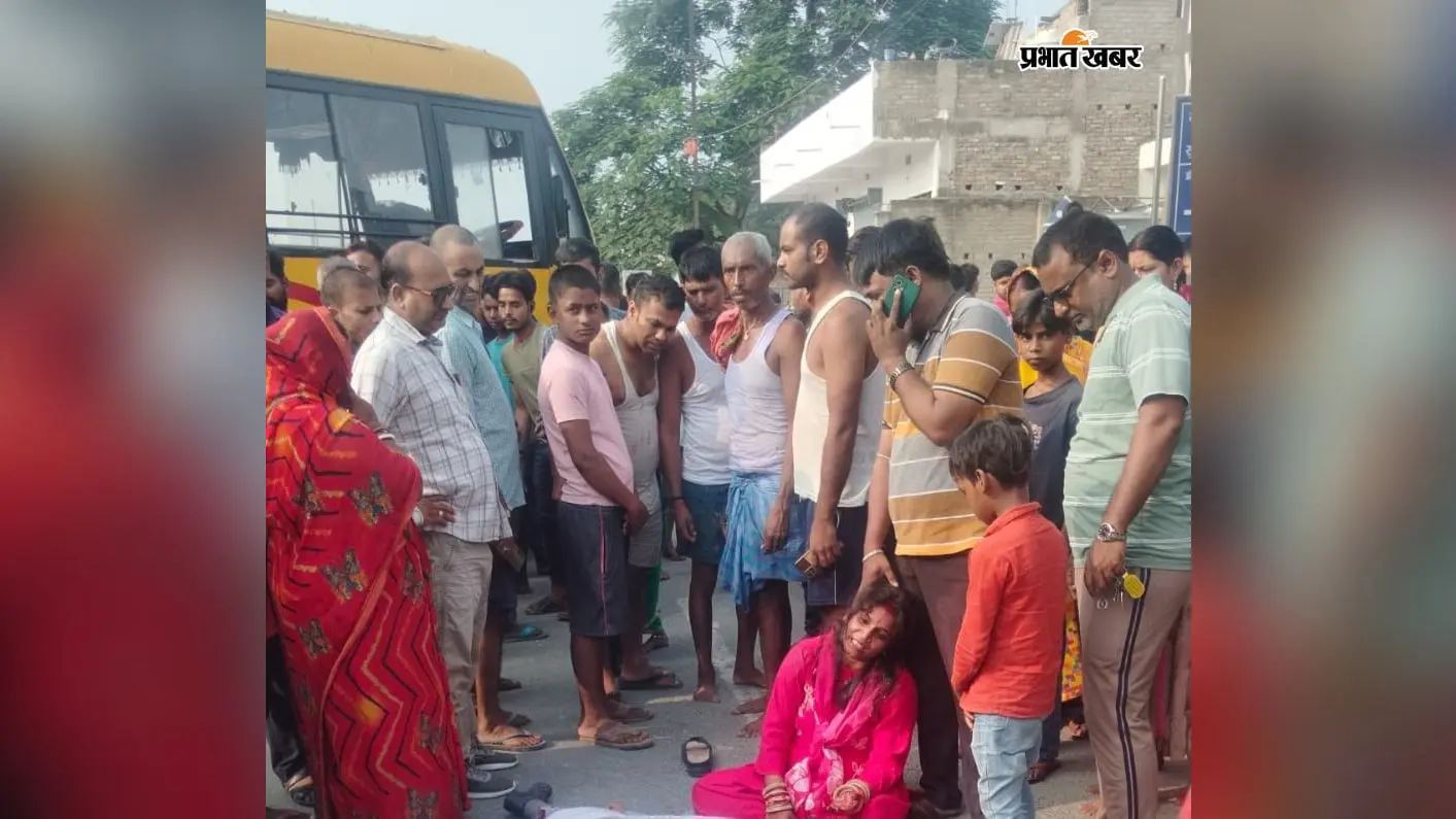 सड़क पार करते वक्त ट्रक ने मासूम बच्ची को रौंदा, शव पोस्टमार्टम के लिए भेजा
