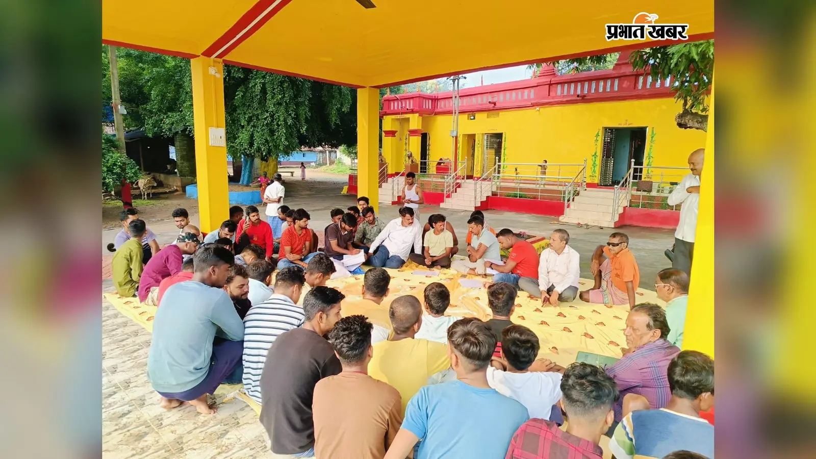 खोरा दुर्गा पूजा सह मेला समिति का पुनर्गठन, रामस्वरूप सिंह फिर बने अध्यक्ष