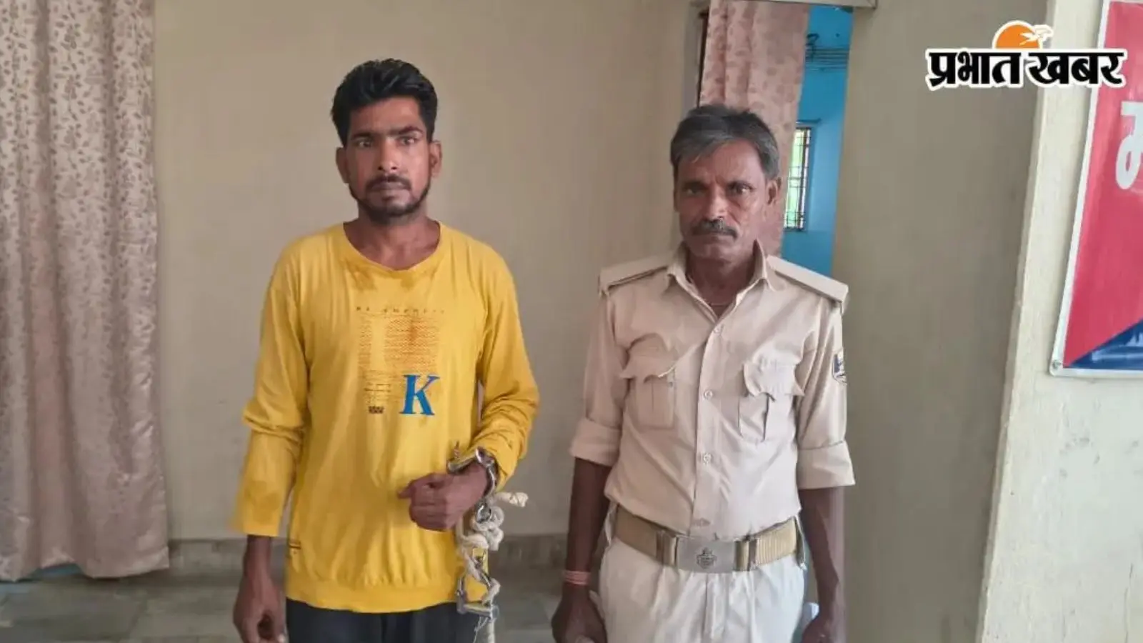 शराब के नशे में हंगामा कर रहा था युवक, कैमूर पुलिस ने छापेमारी कर किया गिरफ्तार