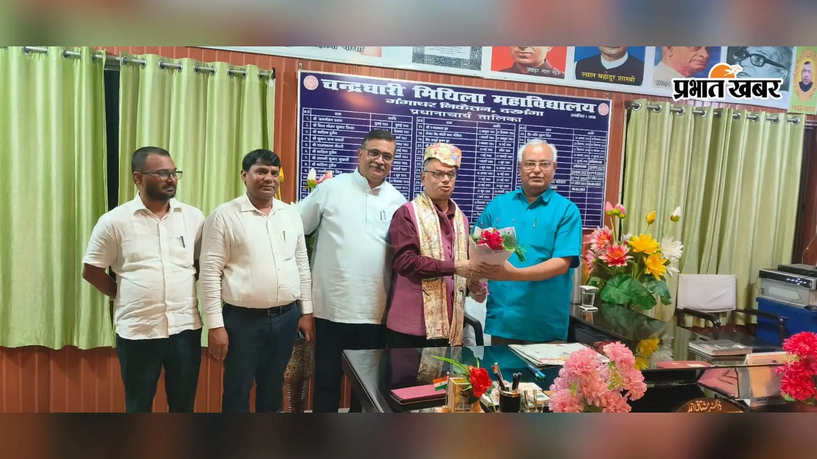 सीएम कॉलेज में पहुंचे राज्यपाल के सलाहकार, शिक्षक व छात्रों के साथ किया संवाद