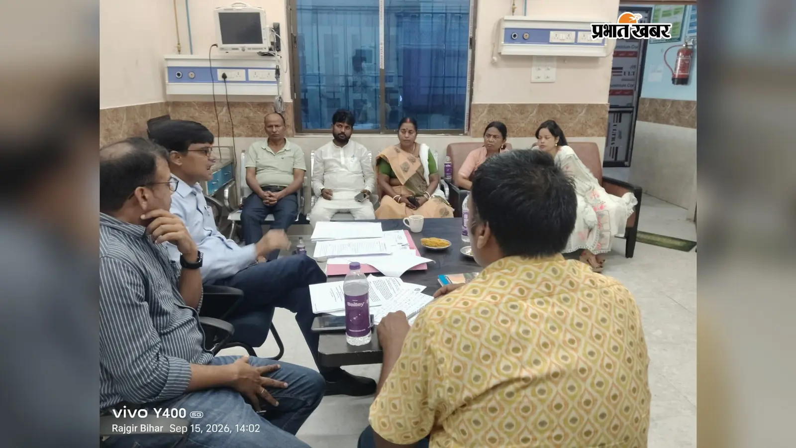 राजगीर अनुमंडलीय अस्पताल में मरीजों की सुविधाओं पर जोर, डॉक्टरों की नियमित उपस्थिति का निर्देश