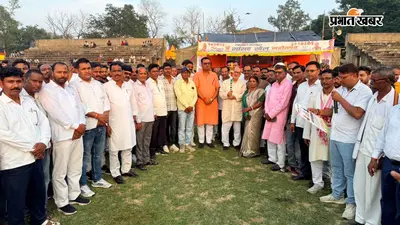 नमो फुटबॉल टूर्नामेंट का शानदार आगाज, 64 टीमों के मुकाबलों से 18 दिनों तक गूंजेगा चौपारण का मैदान