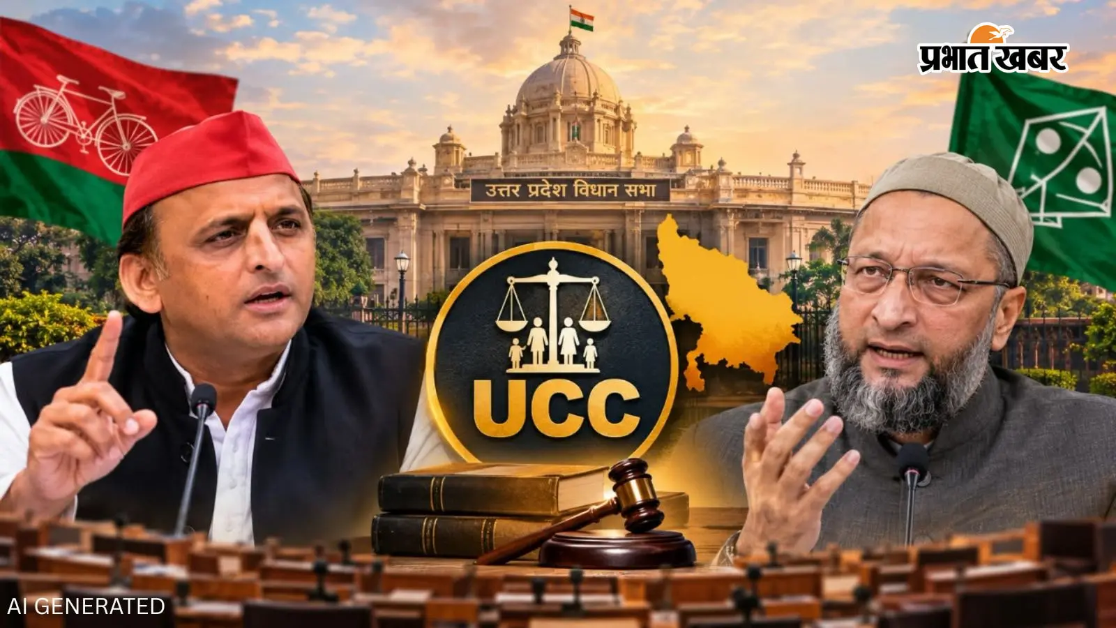 UP Election 2027 से पहले UCC बना नया सियासी हथियार, अखिलेश यादव - ओवैसी ने घेरा, BJP बोली- UP में जल्द होगा लागू