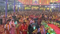 महाआरती में उमड़ा आस्था का सैलाब, गणपति बप्पा मोरया से गूंजा यज्ञशाला मैदान