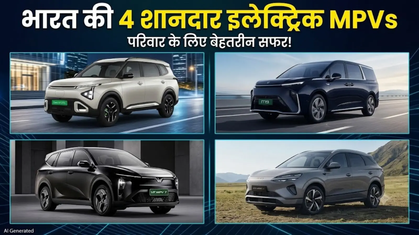 फैमिली के साथ डेली ट्रेवल के लिए ढूंढ रहे हैं 7-सीटर? ये 4 MPV हैं सबसे परफेक्ट ऑप्शन