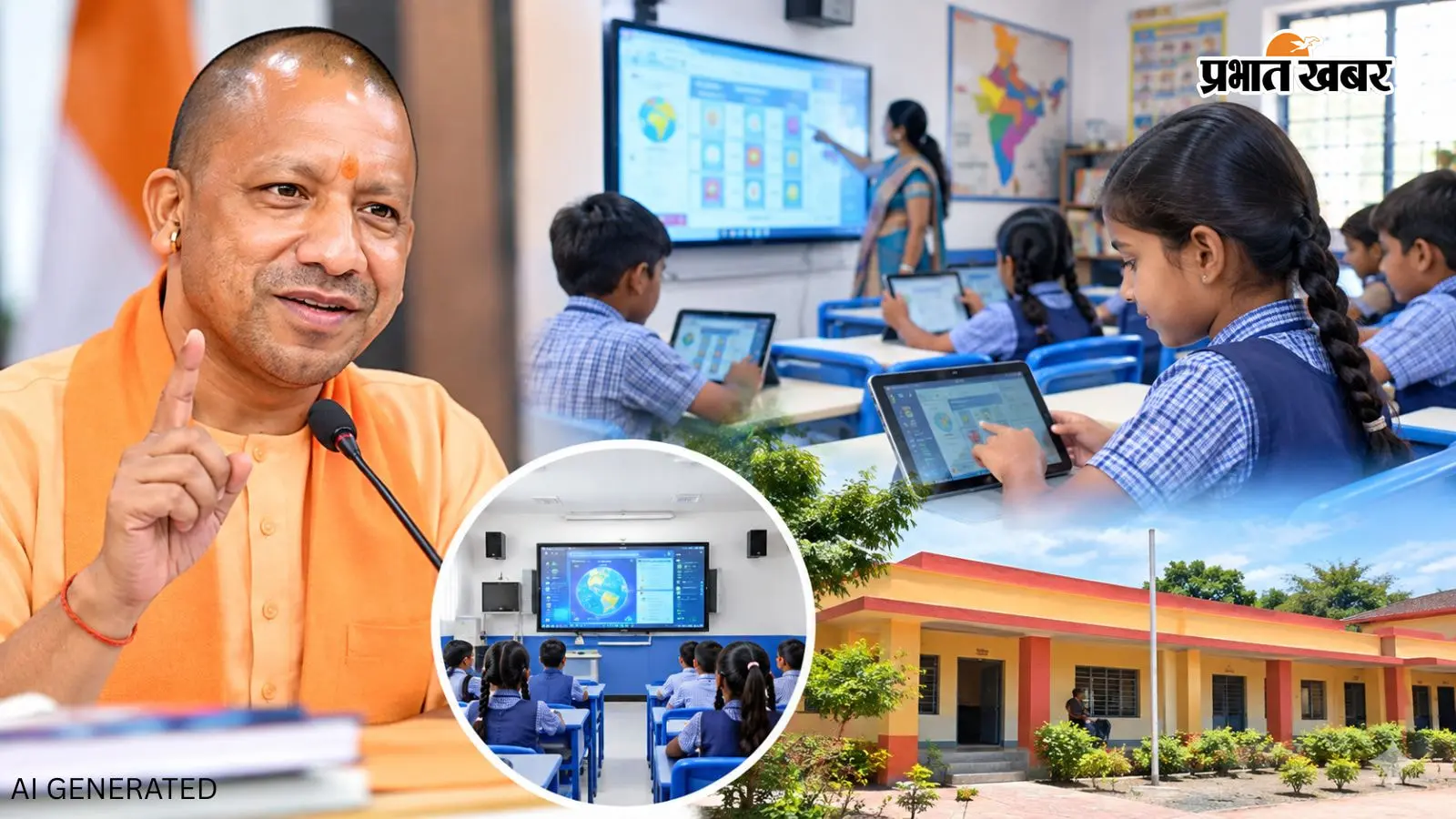 यूपी के 14,429 सरकारी स्कूलों में होगा बड़ा बदलाव, योगी सरकार का स्मार्ट स्कूल प्लान, वाहन जांच केंद्र और मत्स्य पालन प्रस्ताव भी शामिल, 300 करोड़ मंजूर