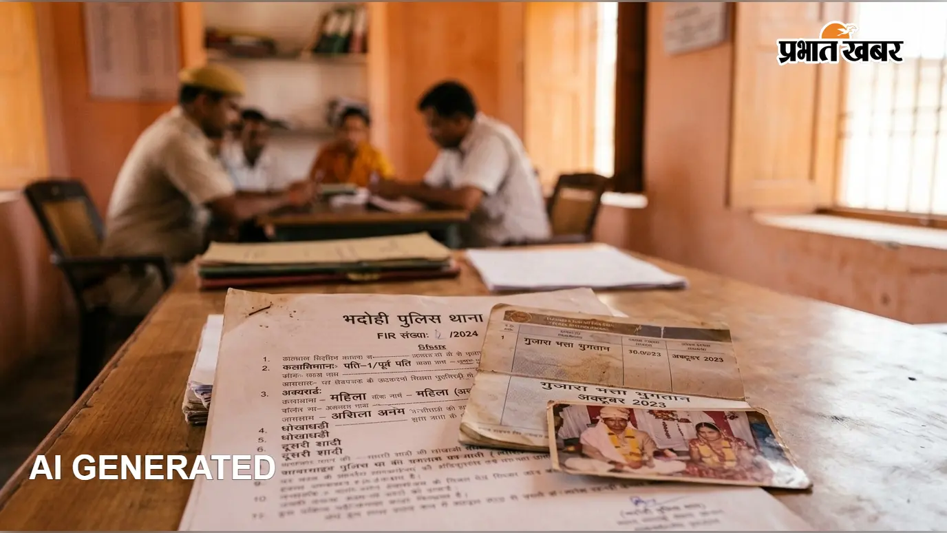 भदोही में खुला शादी का ऐसा राज, पहले पति से गुजारा भत्ता और फिर दूसरी शादी के आरोप से मचा बवाल, महिला समेत दो पर FIR