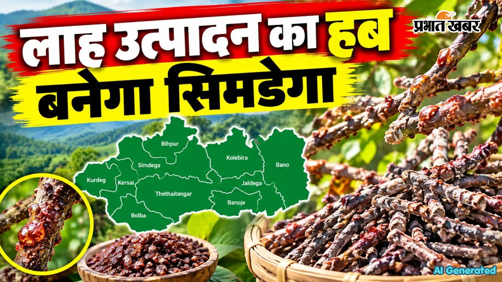 लाह उत्पादन का हब बनेगा सिमडेगा, किसानों को मिलेगा बेहतर दाम और बाजार