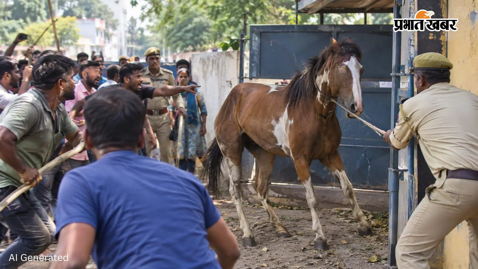 खून से सन गईं कानपुर की सड़कें! कई लोगों को लहूलुहान करने वाले ‘खूंखार’ घोड़े को पुलिस ने पकड़ा, लेकिन अगले पल जो हुआ, उसने सबको हैरान कर दिया