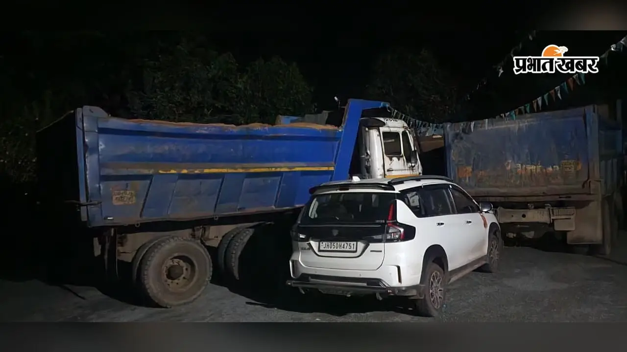 ओडिशा से अवैध बालू लेकर आ रहा हाइवा जब्त, कोवाली में FIR दर्ज