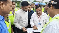 मार्च 2029 तक बागमती नदी पर बन रहा हाई लेवल पुल होगा तैयार, DM ने लिया जायजा