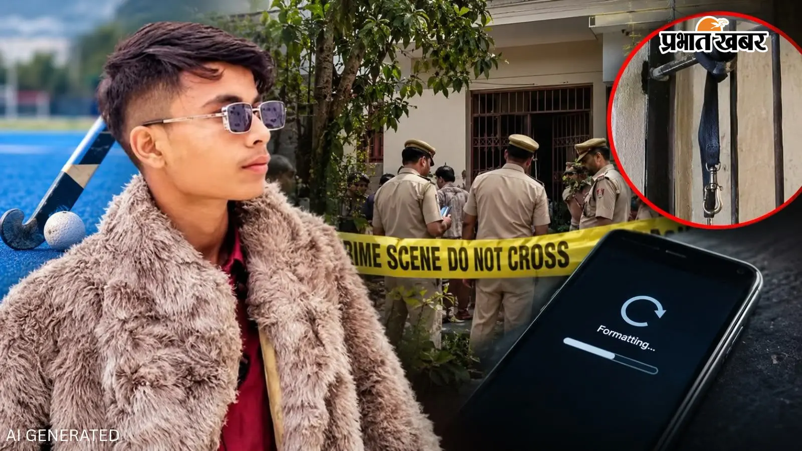 हॉकी के मैदान से मौत के रहस्य तक, गोंडा में 19 साल के विवेक की जान गई, कुत्ते के पट्टे से मिला शव, फॉर्मेट मोबाइल ने बढ़ाए सवाल