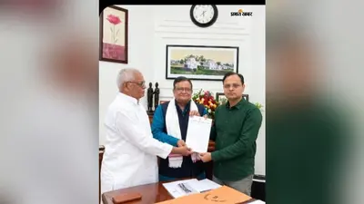 एनपीयू परिसर में संविधान सभा सदस्य का प्रतिमा लगाने को लेकर राज्यपाल के अपर मुख्य सचिव से मिले एचएन मिश्र