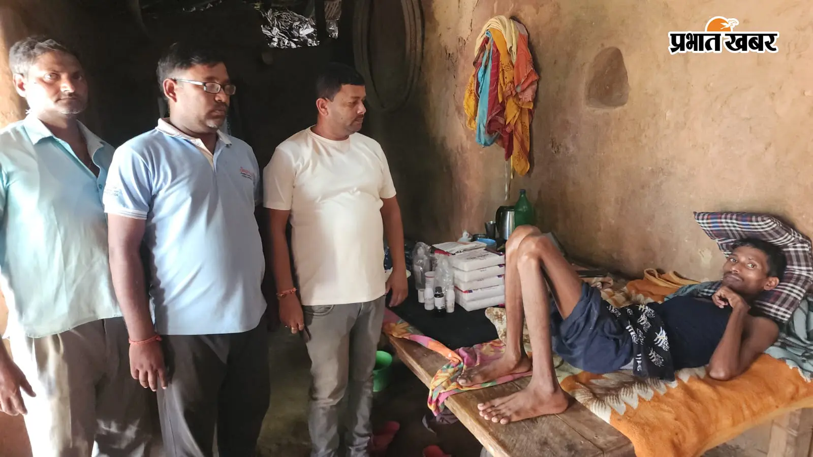 भवनाथपुर: लिवर की बीमारी से जूझ रहे युवक की मदद को आगे आये समाजसेवी दीपू गुप्ता