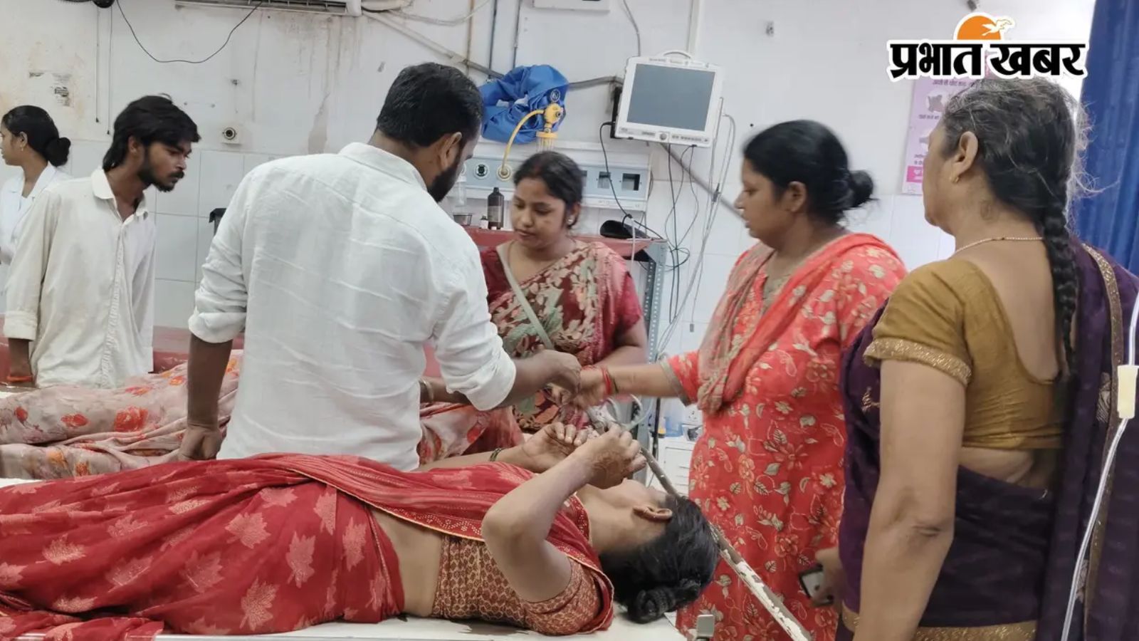 सदर अस्पताल में इलाजरत घायल | Prabhat Khabar Network