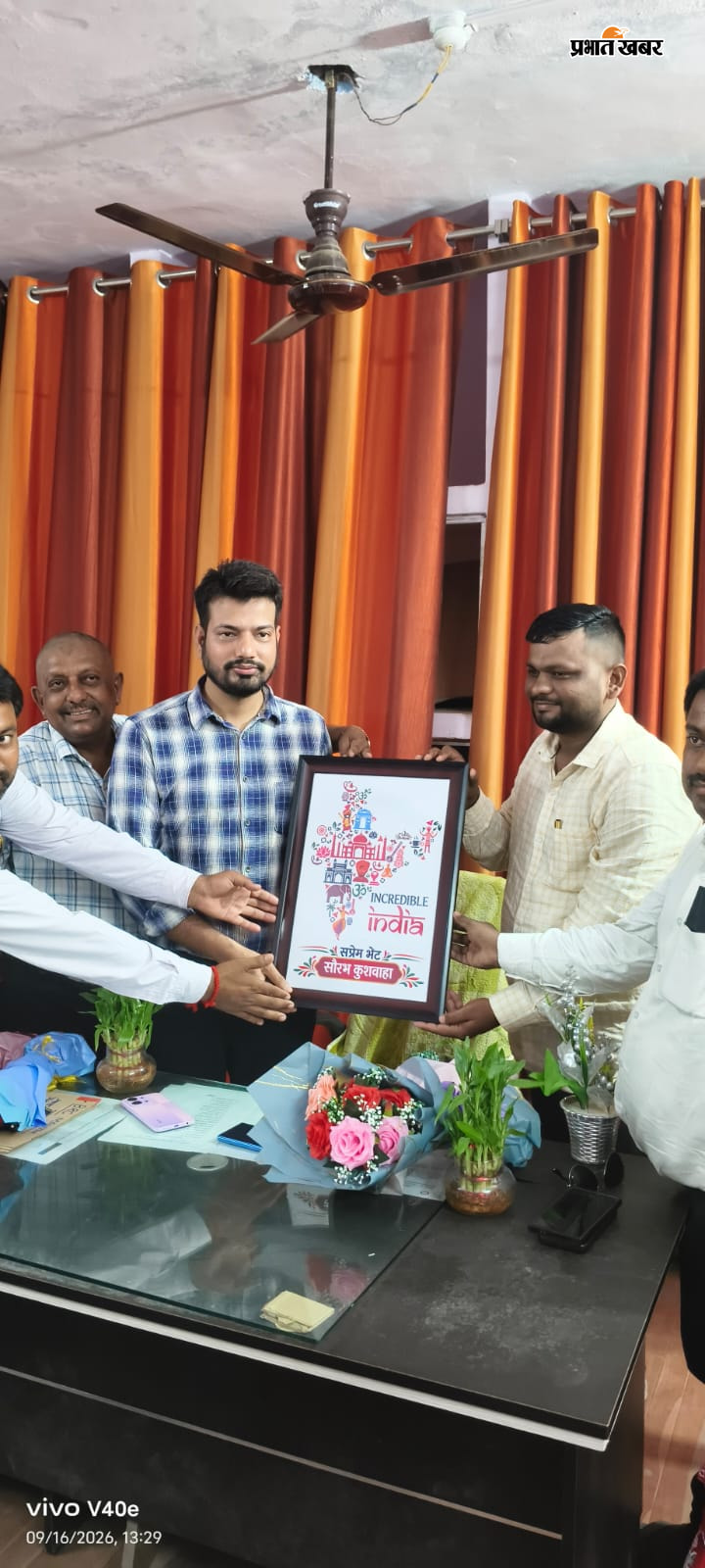 अतिरिक्त प्रभार मिलते ही स्वागत करते शिक्षक | Prabhat Khabar Network