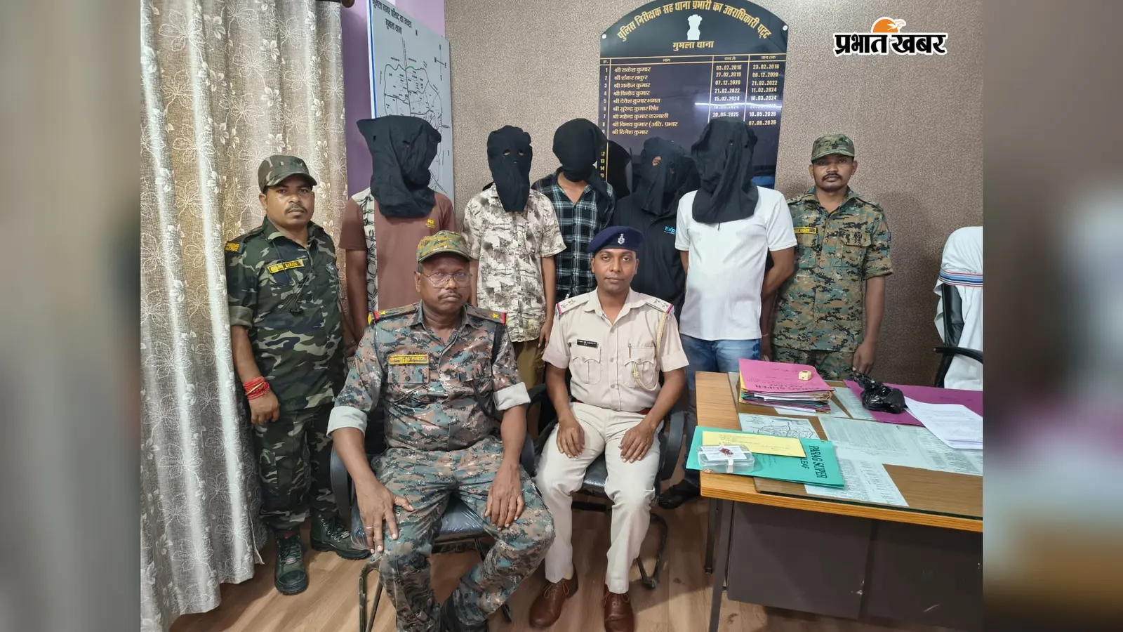 गुमला में चोरी करने वाले गिरोह का खुलासा, पांच गिरफ्तार