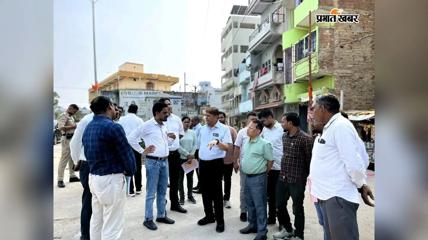 बिहारशरीफ स्मार्ट सिटी के अधूरे कार्य जल्द पूरे करने का निर्देश, विधायक ने किया निरीक्षण