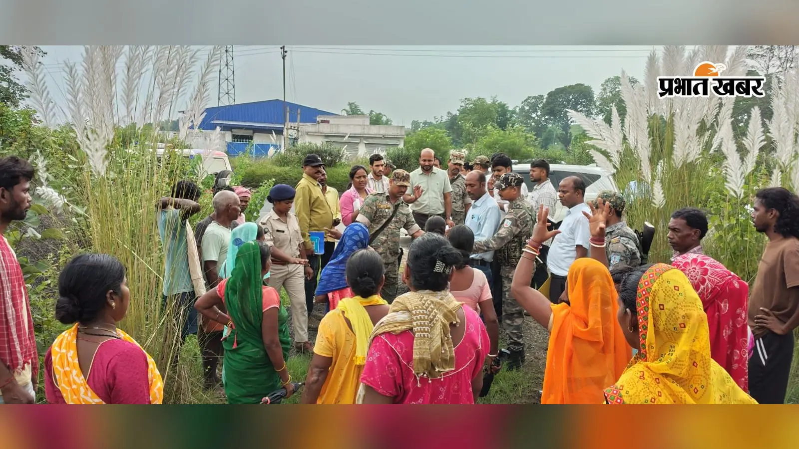 पैंकी में प्रस्तावित बस स्टैंड स्थल का डीसी ने किया निरीक्षण, ग्रामीणों ने जताया विरोध
