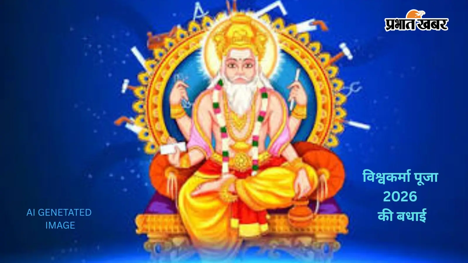 Happy Vishwakarma Puja 2026 Wishes: ‘श्री विश्वकर्मा भगवान की जय’ से करें दिन की शुरुआत, भेजें ये खास बधाई संदेश