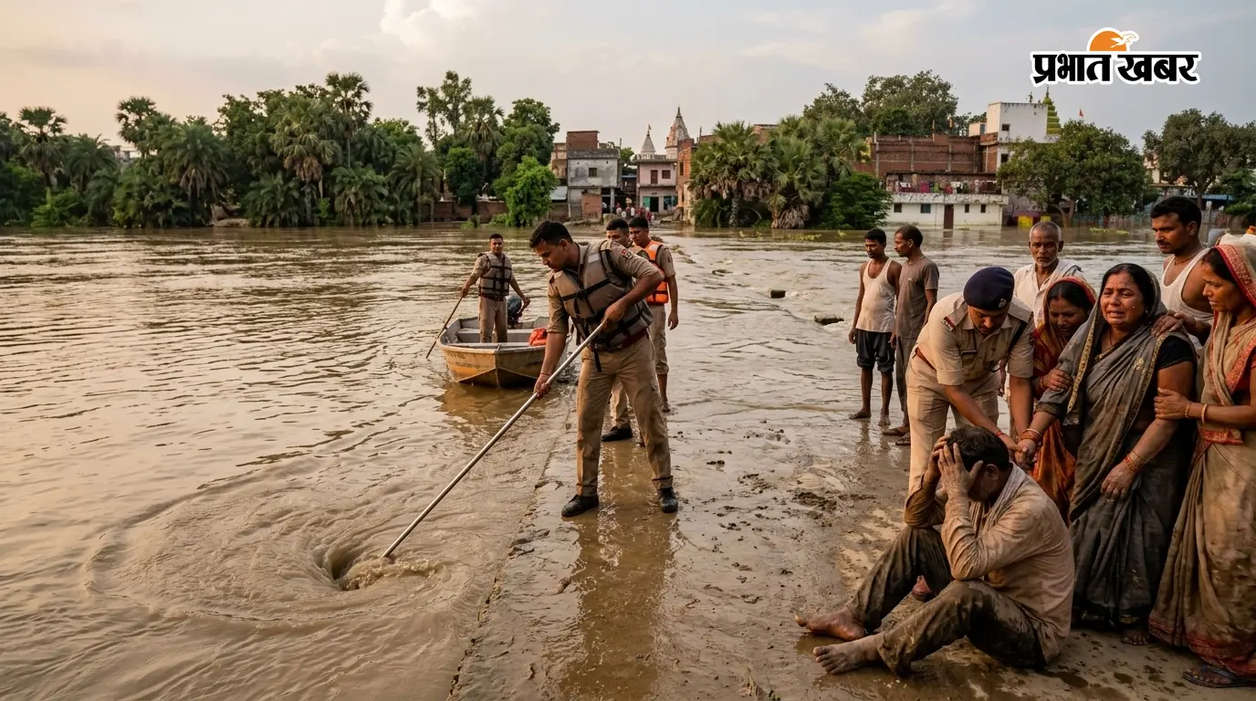 बांदा में मां-बाबा के साथ इलाज कराने निकला 4 साल का मासूम नदी में समाया, रपटे पर फिसला पैर, SDRF तलाश में जुटी