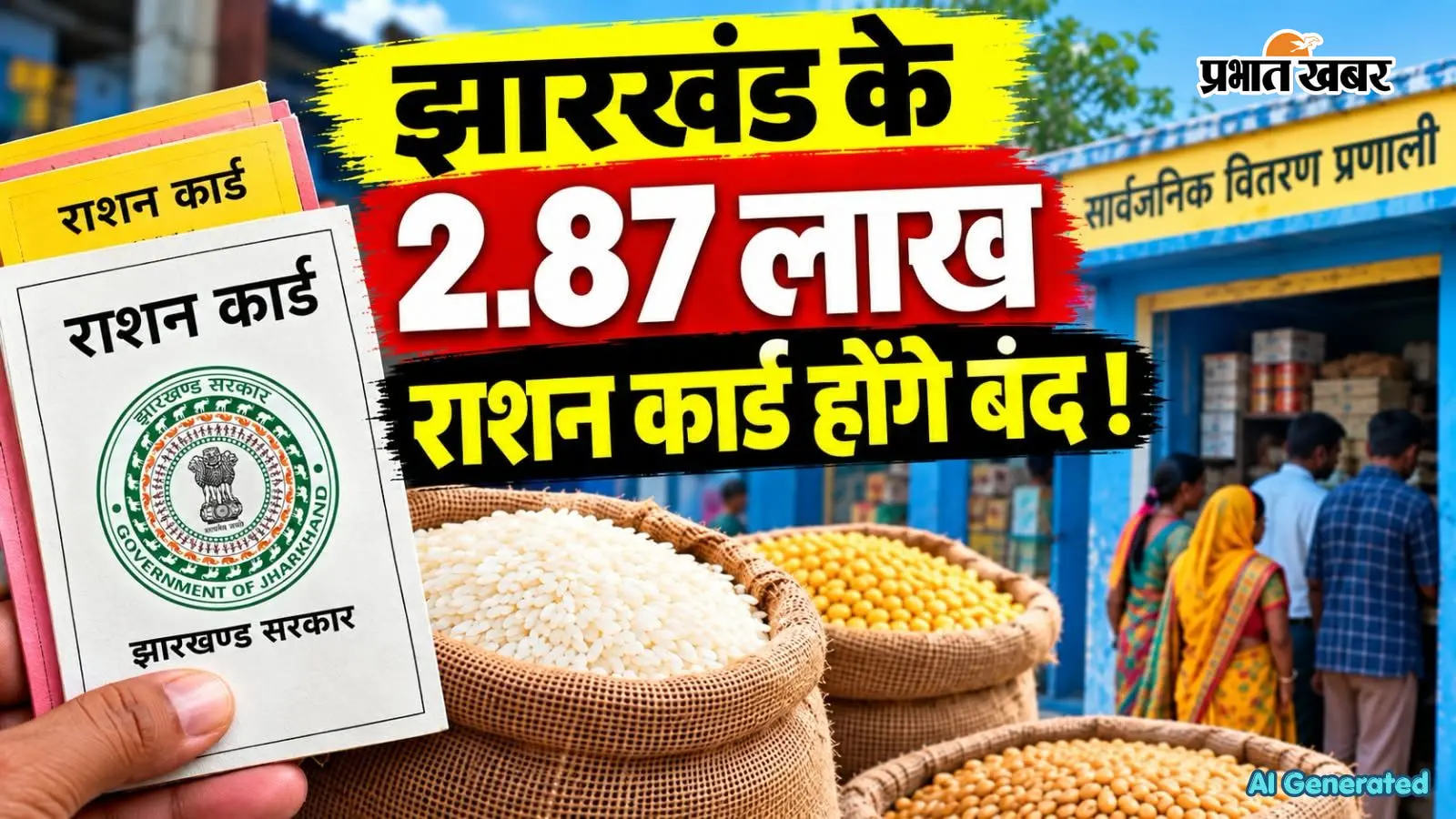 1 अक्तूबर से बंद होंगे झारखंड के 2.87 लाख राशन कार्ड, जानें किसका नाम हटेगा