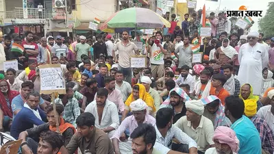 रामगढ़ में आर्मी जवान की मौत के बाद ग्रामीणों का आक्रोश, NH-319A चार घंटे जाम; एसपी को बुलाने पर अड़े लोग
