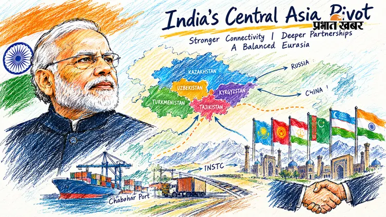 मोदी की कूटनीति और बदलती यूरेशिया की तस्वीर... सेंट्रल एशिया के दौरे पर क्या-क्या खेल हुआ?