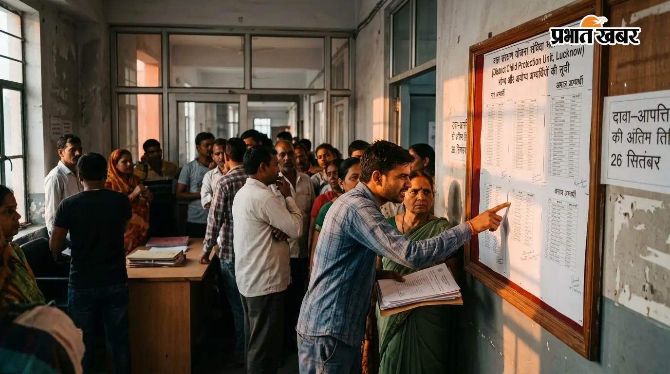 बाल संरक्षण योजना की संविदा भर्ती की सूची जारी, योग्य-अयोग्य अभ्यर्थियों के पास 26 सितंबर तक दावा-आपत्ति का मौका