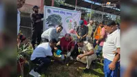दामोदर घाट पर श्रमदान, पौधरोपण कर दिया स्वच्छता का संदेश