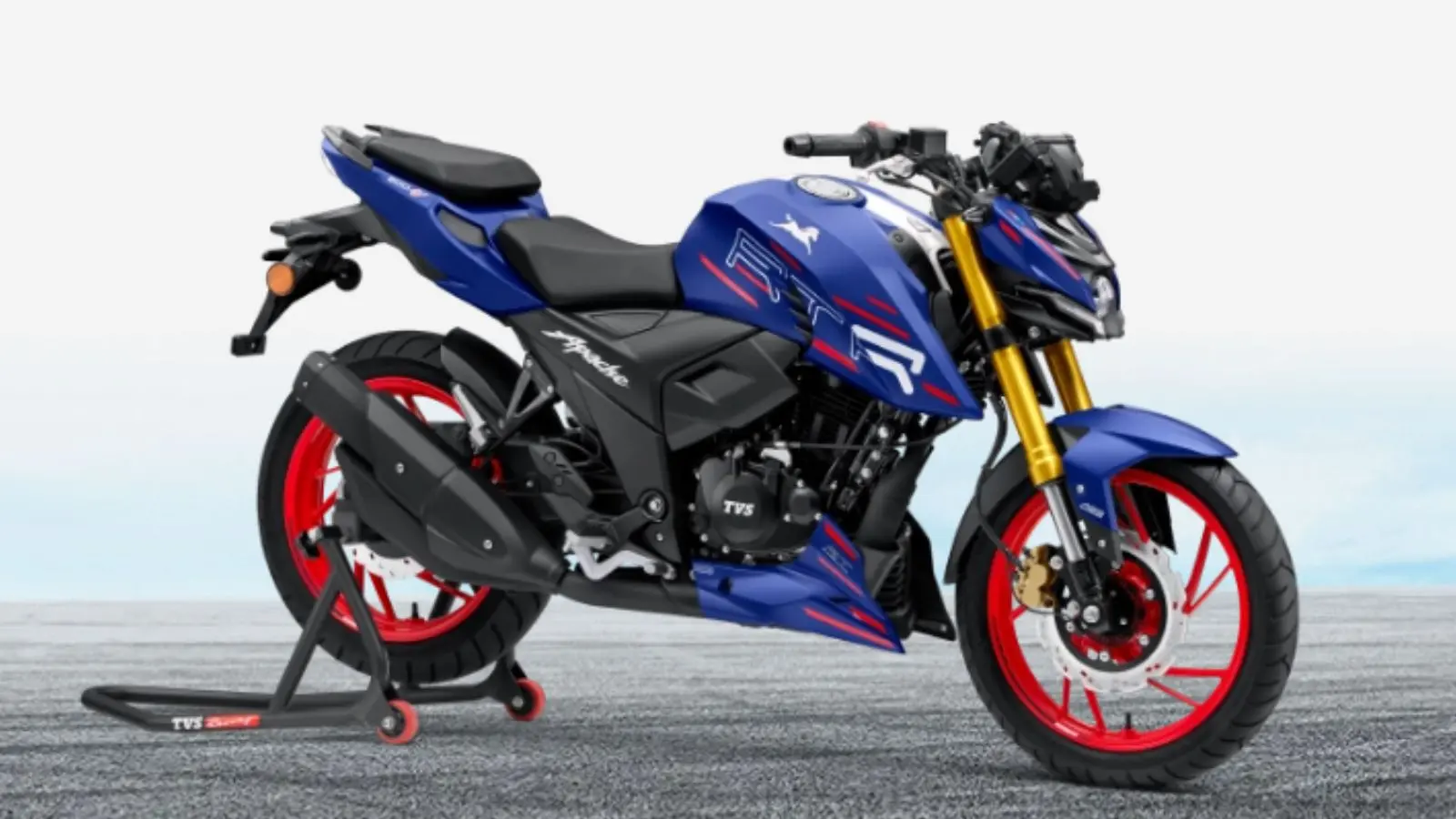 TFT डिस्प्ले, एडजस्टेबल सस्पेंशन... नए अवतार में आई TVS Apache RTR 200 4V, कीमत ₹1.50 लाख
