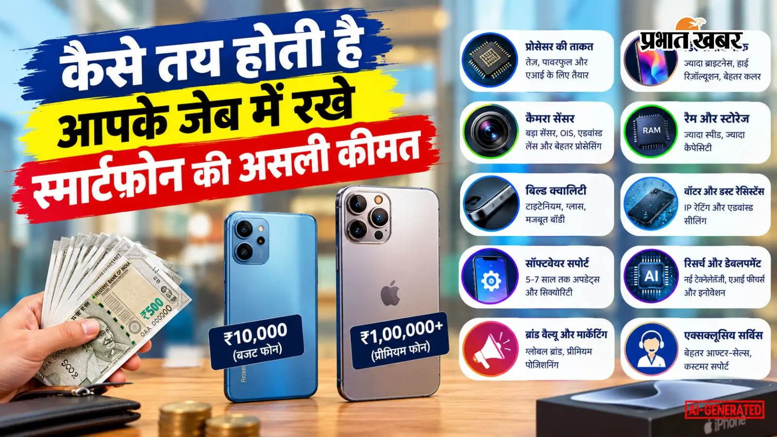 20 हजार और 2 लाख के फोन में जब काम एक ही हैं, तो कीमत में इतना भारी अंतर क्यों? जानिए पर्दे के पीछे की असली वजह