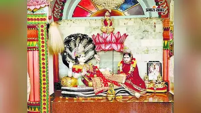 मंदार में भगवान विष्णु-माता लक्ष्मी के दर्शन को उमड़े श्रद्धालु, मधुसूदन मंदिर में 31 अक्टूबर तक बदली रहेगी विशेष दिनचर्या